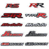 Car Body Side Emblem Badge Sticker for Honda MODULO JSRACING MUGEN Civic Fit Accord Jazz CRV Crosstour City Jade HRV Pilot CRZ