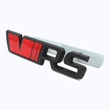 Skoda VRS Logo Metal Car Front Grille Emblem Badge Rear Sticker Decal