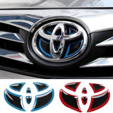 Epoxy Car Front Emblem Decals Rear Trunk Sticker for Toyota