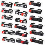 Audi SQ3 SQ5 SQ7 SQ8 RSQ3 RSQ5 RSQ7 TTS TTRS ABS Car Front Grille Emblem Badge