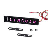 Lincoln Logo Car Front Hood Grille LED Light