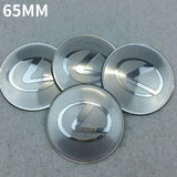 4pcs 65mm Lexus Car Wheel Center Hub Cap Sticker Decal
