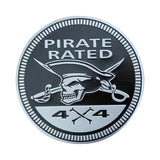 Jeep 4X4 Round Alloy Car Body Side Emblem Badge Rear Sticker Decal