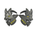 2pcs Dodge Demon SRT Metal Car Stickers Fender Side Badge Emblem