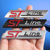 Ford ST line Logo Metal Car Rear Sticker Decal Auto Body Emblem Badge