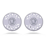 2pcs Skoda Logo Car Water Coasters 7-color LED Light Cup Mat Holder