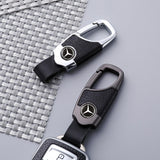 Mercedes Benz Leather Car Keychain Key Rings Holder Pendant