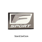 3D Metal Car F Sport Logo Emblem Badge Body Side Sticker for LEXUS