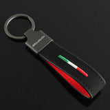 Honda Modulo Logo Suede Car Keychain Pendant Key Chain Holder