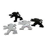 7.7x8.1cm Peugeot Lion Logo ABS Car Front Sticker Decal Trunk Emblem Badge