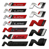 Hyundai N LINE Logo Metal Car Rear Sticker Trunk Emblem Badge Decal