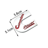 Dodge CUMMINS Power Metal Car Rear Sticker Auto Emblem Badge Decal