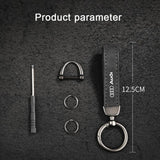 Audi Logo Metal Suede Car KeyChain