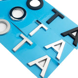 34x5cm 3D Front Hood Rear Trunk Nameplate for Toyota