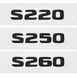 Mercedes Benz S55 S63 S200 S220 S250 S260 S300 S320 S350 ABS Car Rear Stickers Decal