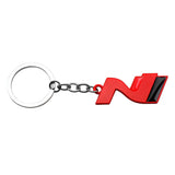 Hyundai N Logo Metal Car Key Rings Keychain Pendant