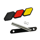 Three-colors Car Front Grille Emblem Badge Decals for TRD Tacoma 4Runner Tundra Rav4 Highlander Modified Accessories