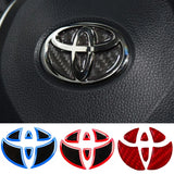 Epoxy Car Steering Wheel Emblem Decals Sticker for Toyota