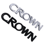 ABS Car Sticker Trunk Rear 3D Royalsaloon Emblem Badge for Crown Carmy Avalon Prius Corolla Yaris Styling Accessories