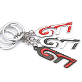 Peugeot GTI Logo Metal Car Key Rings Keychain Pendant