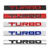 Car Sticker Trunk Body Badge TURBO Logo Decoration for Honda Accord Ciic H-RV Vezel Odyssey Jazz Amaze