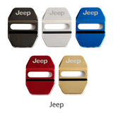 4pcs/set Jeep Cherokee Stainless Steel Car Door Lock Cover Protection