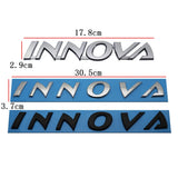 Car Styling Rear Tail Door Trunk Stickers for Toyota INNOVA Emblem Exterior Accessories
