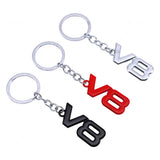Honda V8 Logo Metal Car Key Rings Keychain Pendant