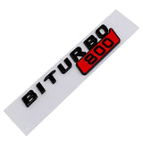 Mercedes Benz BITURBO 700 800 900 Logo ABS Car Rear Sticker