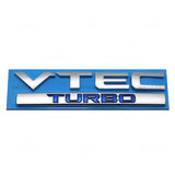ABS Car Body Side Sticker for  VTEC TURBO Fit Jazz City Civic Inspire Accord HRV CRV Odyssey Jade Emblem Badge Accessories