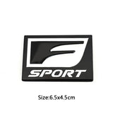 3D Metal Car F Sport Logo Emblem Badge Body Side Sticker for LEXUS