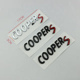 3D Letters Sticker Car Rear Trunk Emblem Accessories for Mini Cooper S Logo R50 R52 R53 R55 R56 F54 F55 F56 F60 Badge Decoration