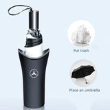 Mercedes Benz Car Seat Back Umbrella Storage Bucket Holder Trash Can