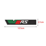 Skoda VRS Logo Metal Car Front Grille Emblem Badge Rear Sticker Decal