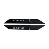4pcs Skoda SUPERB KODIAQ KAMIQ KAROQ ABS Car Fender Side Sticker Decal Emblem Badge