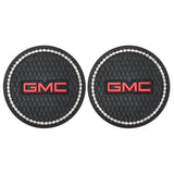 2PCS GMC Diamond Car Water Coaster Cup Mat