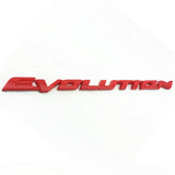Mitsubishi EVOLUTION ABS Letter Car Rear Sticker Emblem Badge