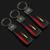 For Volkswagen VW R Lavida Golf MK7.5 T-ROC T-CROSS Jetta Polo MAGOTAN B6 B7 B8 Caddy Car Logo Keyring Metal Key Chains Holder Pendant