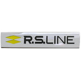 Renault Metal RS Line Logo Metal Car Rear Sticker Emblem Badge Decal