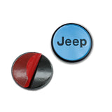 6cm Jeep ABS Car Steering Wheel Center Sticker Decal Emblem Badge