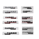 1Pair Mercedes Benz TURBO 4MATIC 14-16 ABS Car Rear Sticker