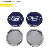 4pcs/set 54/55/59/66/68mm Ford RS Car Wheel Center Hub Caps Hub Covers