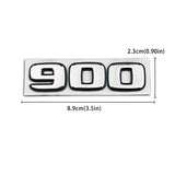 Mercedes Benz Brabus Metal Car Rear Emblem Decal Trunk Badge Sticker