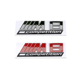 BMW M1 M2 M4 M3 M5 M6 M7 M8 Competition  Car Front Grille Emblem Rear Stickers