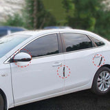6pcs/set Hyundai Carbon Fiber Car Door Anti-Scratch Sticker Door Side Protection Bumper Strips