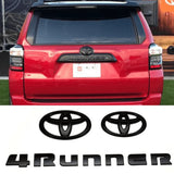 Auto Front Badge Trunk Decal for 4runner Logo Car Styling Rear Body Letters Sticker Head Emblem Modification Accessories