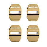 4pcs/set Mercedes Benz AMG Stainless Steel Car Door Lock Cover Protection