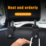 Honda Carbon Fiber Car Seat Back Hooks Storage Holders