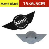 ABS Car Styling for Mini Cooper  Auto Engine Hood Emblem Sticker Refit Replacement Front Head Accessories