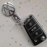 Volkswagen VW Car Logo Diamond Metal Keychain